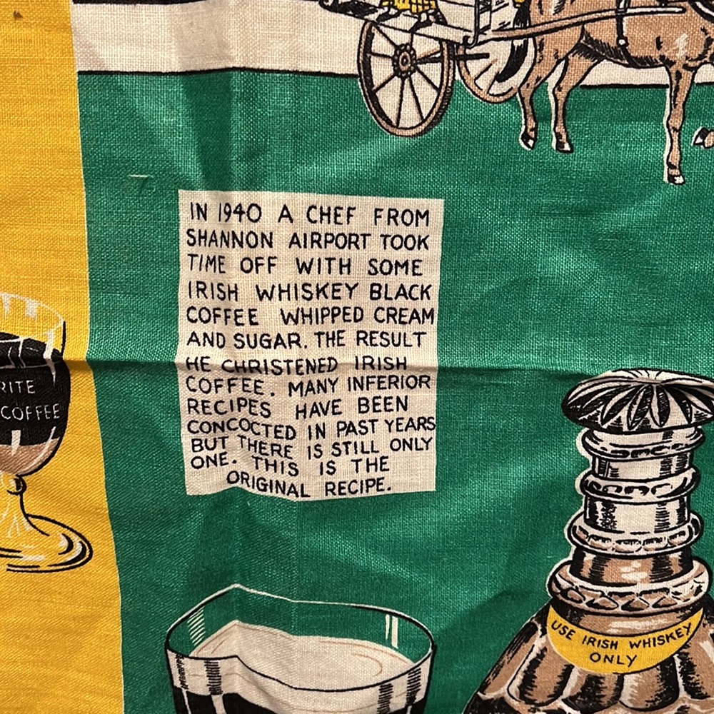 Vintage Irish Tea Towel by Dunmoy. - Picture 3 of 11